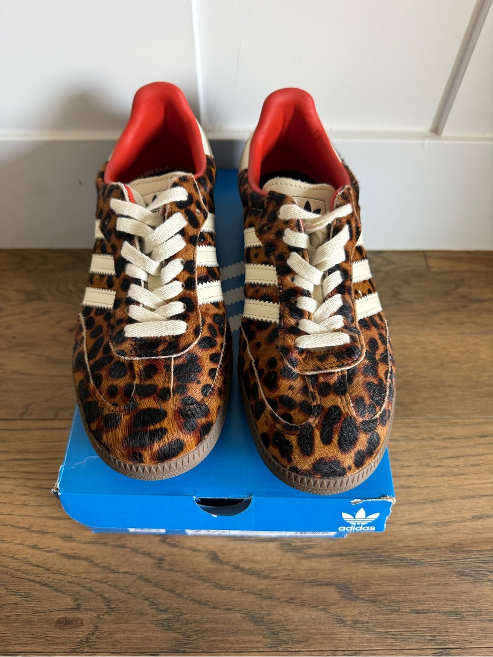 adidas Women's Samba OG Cheetah Pack Preloved Red Sneakers 7.5/39 - Picture 12 of 12